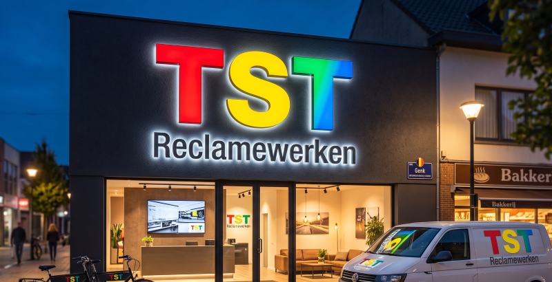 Doosletters door TST Reclamewerken