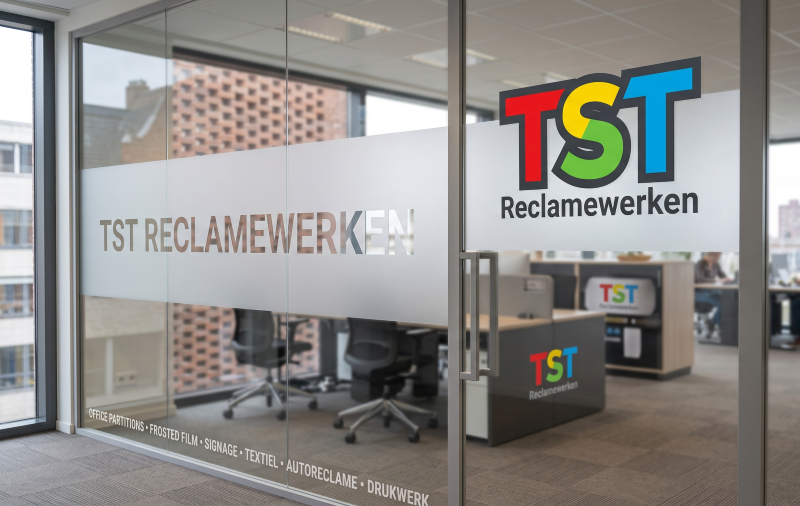 Etalagefolie door TST Reclamewerken