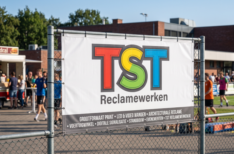 Spandoeken door TST Reclamewerken