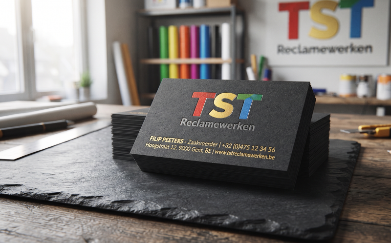 Visitekaartjes door TST Reclamewerken
